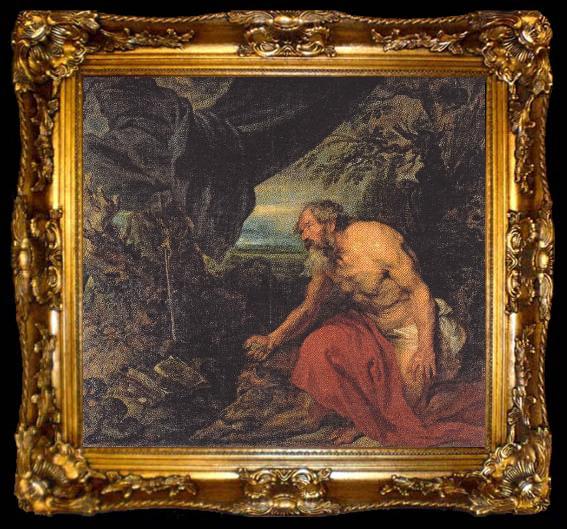 framed  Anthony Van Dyck St Jerome, ta009-2
